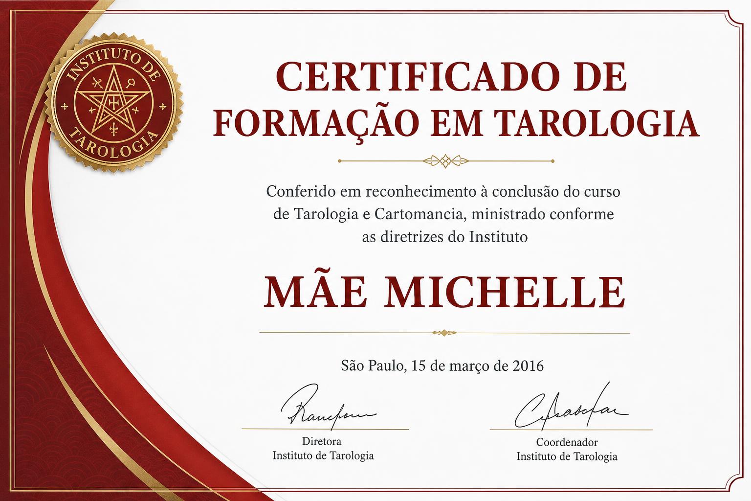 Certificado: Curso de Tarologia